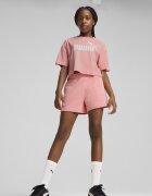 Puma Къс панталон Essentials с бродирано лого Пастелнорозов
