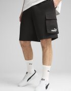 Puma Къс панталон с джобове и лого Черен