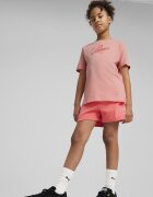 Puma Къс панталон с памук и джобове встрани Розово