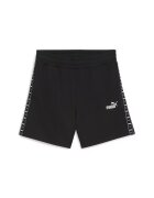 Puma Къс панталон с памук и лого Черен
