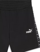 Puma Къс панталон с памук и лого Черен