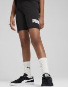 Puma Къс панталон с памук с лого Бял/Черен
