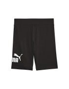 Puma Къс панталон с памук с лого Бял/Черен