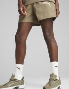Puma Къс панталон със средна талия и лого Светлокафяв