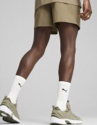 Puma Къс панталон със средна талия и лого Светлокафяв