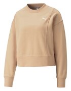 Puma Къс суитшърт HER със свободна кройка Праскова