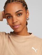 Puma Къс суитшърт HER със свободна кройка Праскова