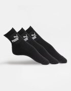 Puma Къси чорапи с лого - 3 чифта Черен/Мръснобял