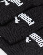 Puma Къси чорапи с лого - 3 чифта Черен/Мръснобял