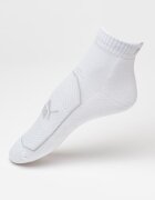 Puma Къси чорапи с лого Мръснобял