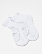 Puma Къси чорапи с лого Мръснобял