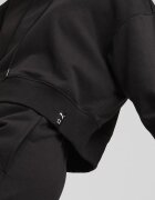 Puma Късо баскетболно худи Pivot с лого Бял/Черен