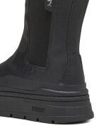 Puma Кожени ботуши Mayze Stack Chelsea с текстил Черен
