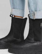 Puma Кожени ботуши Mayze Stack Chelsea с текстил Черен
