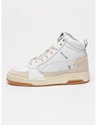 Puma Кожени спортни обувки Slipstream с велур - Бял/Бежов