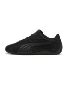 Puma Кожени спортни обувки Speedcat - Бял/Тъмнокафяв/Черен