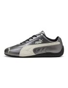 Puma Кожени спортни обувки Speedcat Metallic с метализиран ефект - Черен/Сребрист