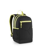 Puma Малка текстилна раница Buzz с релефно лого Черен/Лайм зелено