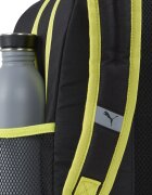 Puma Малка текстилна раница Buzz с релефно лого Черен/Лайм зелено
