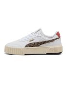 Puma Маратонки Carina Mia от еко кожа - Бял/Кафяв/Бледочервен