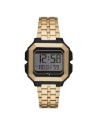 Puma Мъжки спортен часовник Remix P5016 - дигитален - златна каишка - 45x12мм - 3 ATM