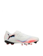 Puma Мъжки спортни обувки - Future - твърд терен - бяло-оранжево синтетично