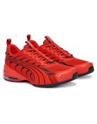 Puma Мъжки спортни обувки - синтетика/текстил - червено/черноdwq