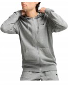 Puma Мъжки суичър ESS Full-Zip - сив - памук - регулируема качулка