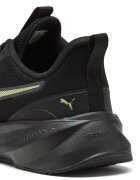 Puma Мрежести обувки Flyer Lite 3 за бягане Черен/Бледожълт