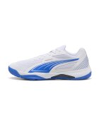 Puma Мрежести обувки за хандбал Solarflash III - Кралско Синьо/Бял