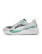 Puma Мрежести спортни обувки X-Ray 3 с еко кожа - Избеляло черно/Бледозелен/Бял