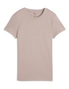 Puma Памучна тениска Essentials с лого Прашно розово