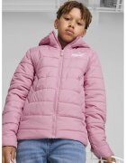 Puma Подплатено зимно яке Essentials с качулка - Бял/Светлорозов
