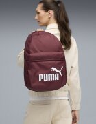 Puma Раница Phase с лого - 22 л Бял/Бордо