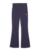Puma Разкроен клин Essentials с висока талия Тъмновиолетов