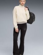 Puma Разкроен клин с лого Черен