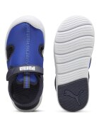 Puma Сандали Fun Racer с велкро и отвори Бял/Черен/Кралско Синьо