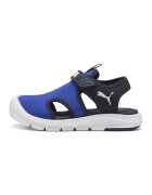 Puma Сандали Fun Racer с велкро и отвори - Бял/Черен/Кралско Синьо