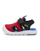 Puma Сандали Fun Racer с велкро и отвори - Червен/Черен/Жълт