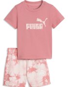 Puma Шорти и тениска с батик - 2 части Розово/Бледо розово
