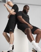 Puma Шорти с лого Черен