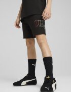 Puma Шорти с памук с лого Черен