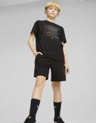 Puma Шорти с памук с лого Черен