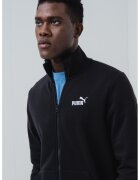 Puma Слим суитшърт с бродирано лого - Избеляло черно