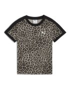 Puma Слим тениска Leo Luxe Черен/Tъмносив
