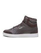 Puma Сникърси mid-high с велурени елементи Suffle Fur Forest Night - Тъмносив - 6