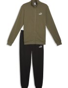 Puma Спортен екип ESS с памук с цип Тъмно каки
