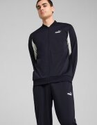 Puma Спортен екип Poly с цип и лого Бял/Тъмносин