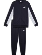Puma Спортен екип Poly с цип и лого Бял/Тъмносин