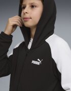 Puma Спортен екип с джобове и цип Бял/Черен